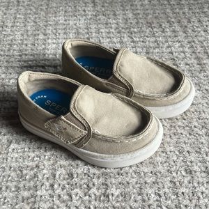 Beige Sperry Shoes size 5 toddler